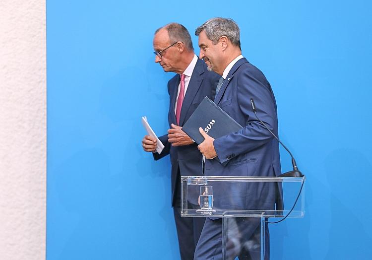 Friedrich Merz und Markus Söder (Archiv), via dts Nachrichtenagentur