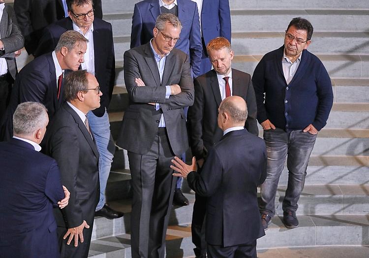 Olaf Scholz beim Stahlgipfel (Archiv), via dts Nachrichtenagentur