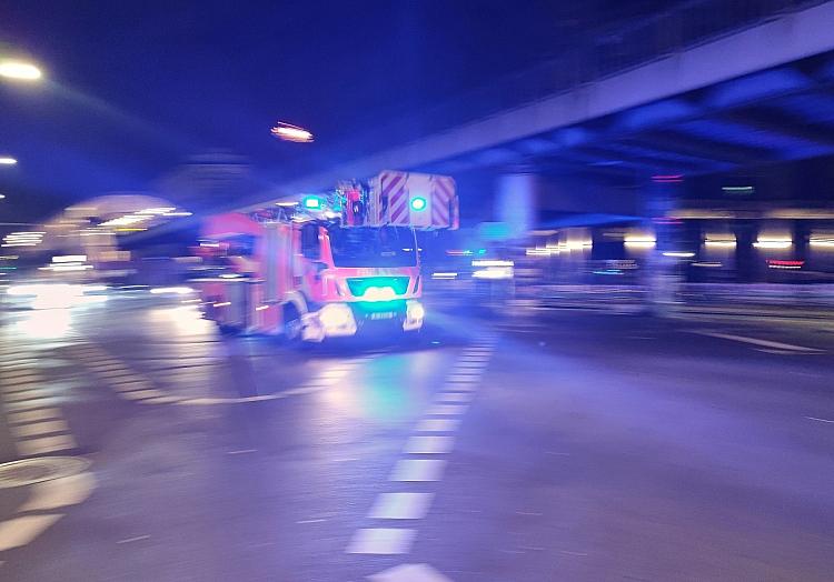 Berliner Feuerwehr im Einsatz am 01.01.2025, via dts Nachrichtenagentur