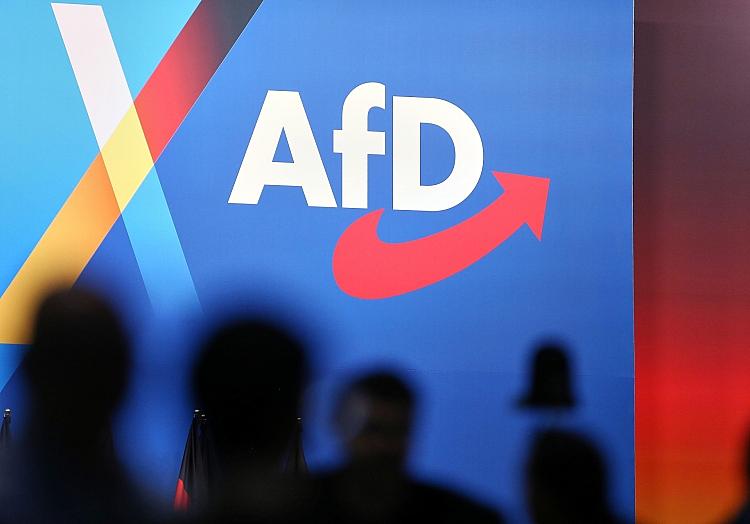 AfD-Logo auf Parteitag (Archiv), via dts Nachrichtenagentur