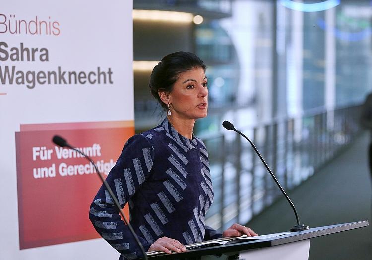 Sahra Wagenknecht am 28.01.2025, via dts Nachrichtenagentur