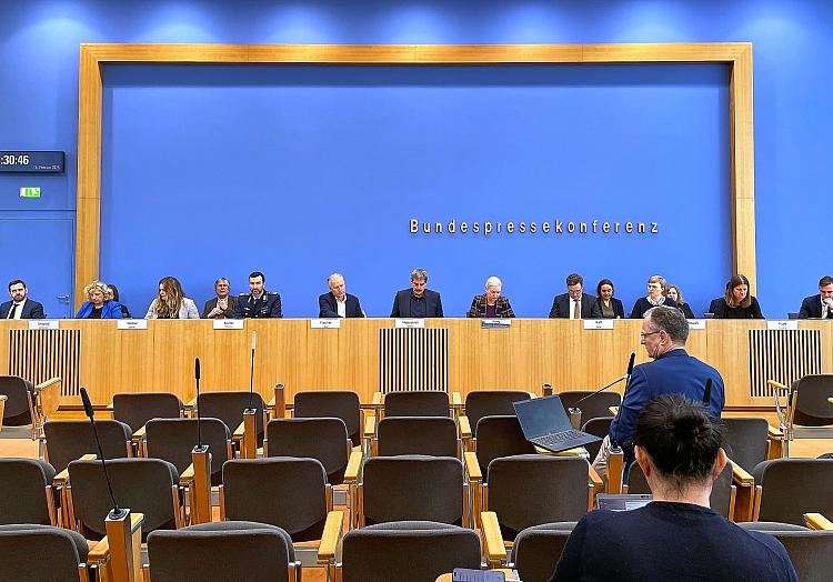 Regierungspressekonferenz am 14.02.2025, via dts Nachrichtenagentur