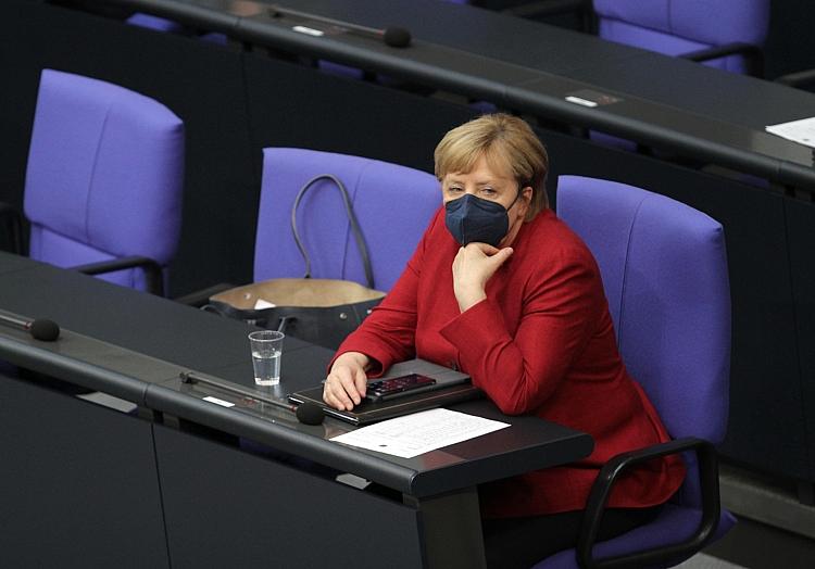 Angela Merkel mit Maske während der Coronakrise (Archiv), via dts Nachrichtenagentur